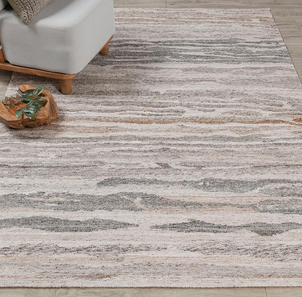 Villa by Classic Home - Tenaya 5x8 Handwoven Multi-Color Fabric Performance Area Accent Rug  - Multi-Color  - 30132404 veiw 5