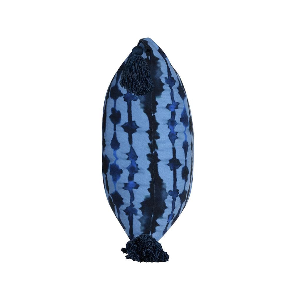 Villa by Classic Home - Terranea 22x22 Fabric Throw Pillow - Blue - VO50015 veiw 2
