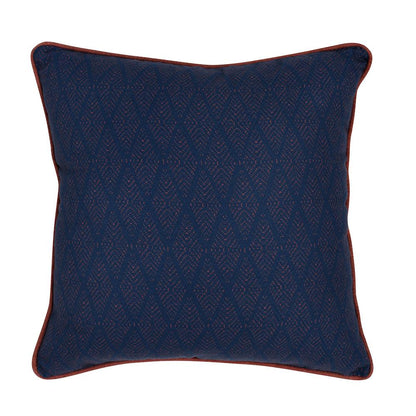 Villa by Classic Home - Terranea 22x22 Fabric Throw Pillow - Blue - VO50018 veiw 1