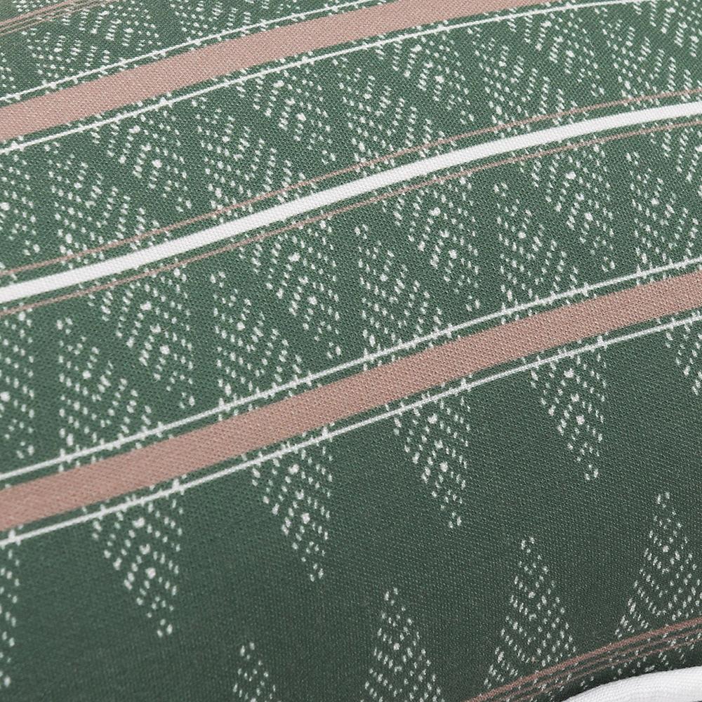 Villa by Classic Home - Terranea 24x12 Fabric Throw Pillow - Green - VO50011 veiw 4