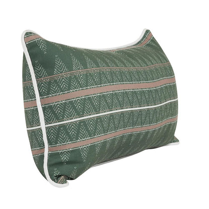 Villa by Classic Home - Terranea 24x12 Fabric Throw Pillow - Green - VO50011 veiw 5