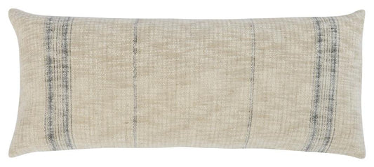 Villa by Classic Home - Tia 16inX36in Throw Pillow, Natural Black - 36W - Natural,Black - V230063 veiw 1