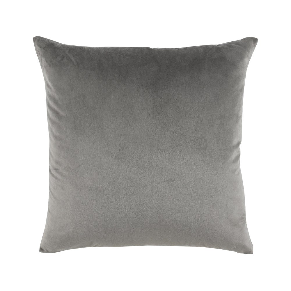 Villa by Classic Home - Torri Cotton Fabric Throw Pillow - Gray - V211071 view 1
