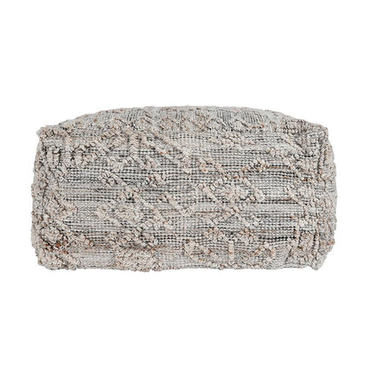 Villa by Classic Home - Tundra Linen Blend Fabric Pouf - Multicolor - VP10031 veiw 2