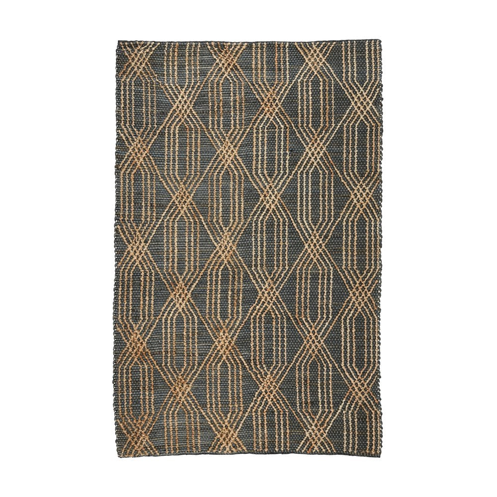 Villa by Classic Home - Tustin 2x3 Jute Blend Accent Rug - Charcoal, Natural - 30090700 view 1