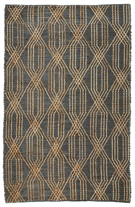 Villa by Classic Home - Tustin Jute Blend Area Rug  - 9W - Charcoal, Natural - 30090706 veiw 1