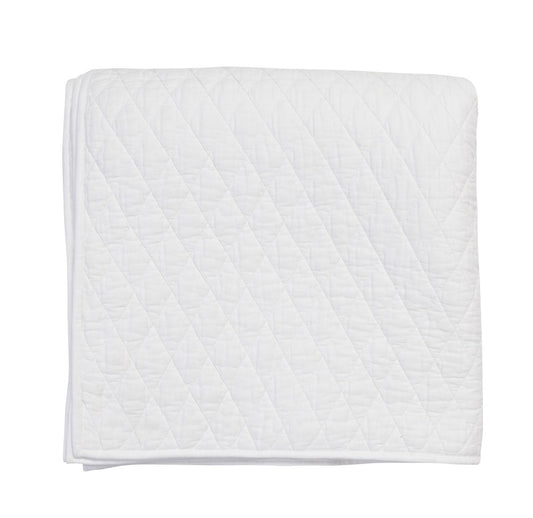 Villa by Classic Home - Vintage Lana 3-Piece Queen Quilt Set - White - BEDQ521Q view 2