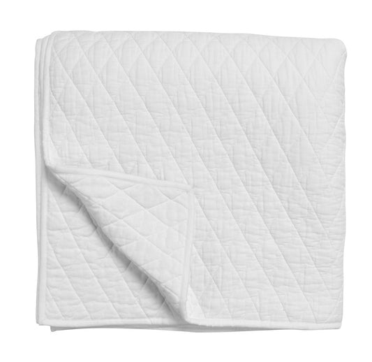 Villa by Classic Home - Vintage Lana 4-Piece King Quilt Set - White - BEDQ521K view 1