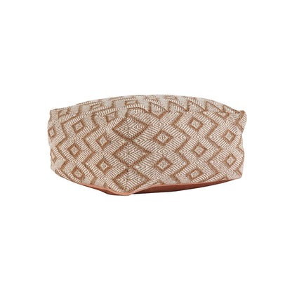 Villa by Classic Home - Volt Indoor Fabric Pouf - Orange - VP12212 veiw 1