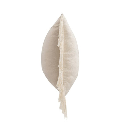 Villa by Classic Home - Volta 22x22 Linen Blend Fabric Throw Pillow - Ivory - V310037 veiw 3
