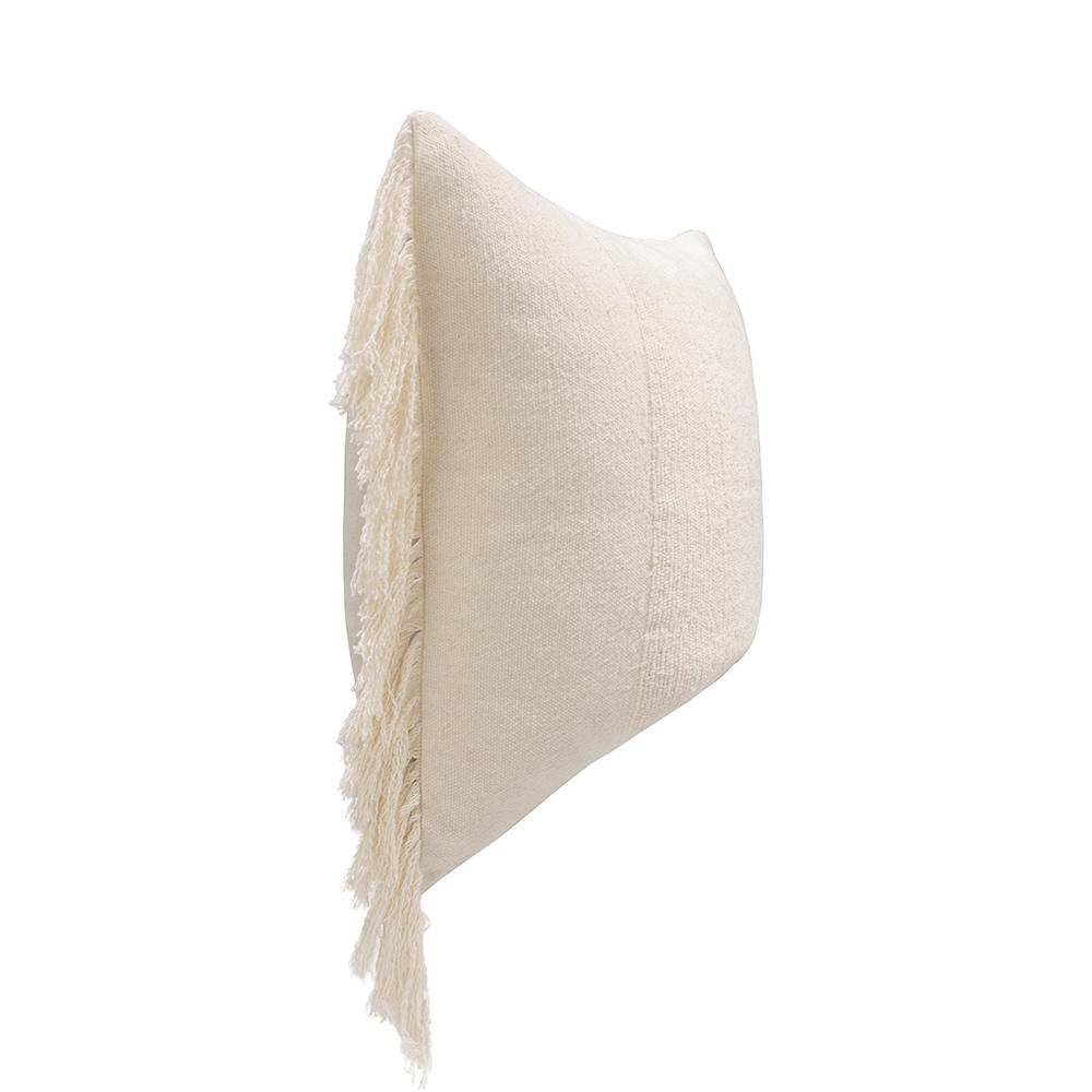 Villa by Classic Home - Volta 22x22 Linen Blend Fabric Throw Pillow - Ivory - V310037 veiw 4