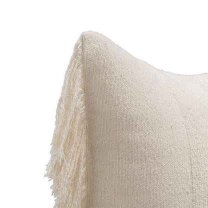 Villa by Classic Home - Volta 22x22 Linen Blend Fabric Throw Pillow - Ivory - V310037 veiw 5