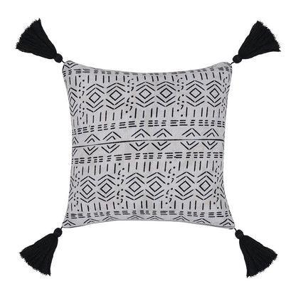 Villa by Classic Home - Zambia 22x22 Performance Fabric Throw Pillow - Beige - VO20015 veiw 1