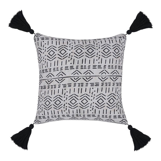 Villa by Classic Home - Zambia 22x22 Performance Fabric Throw Pillow - Beige - VO20015 veiw 1