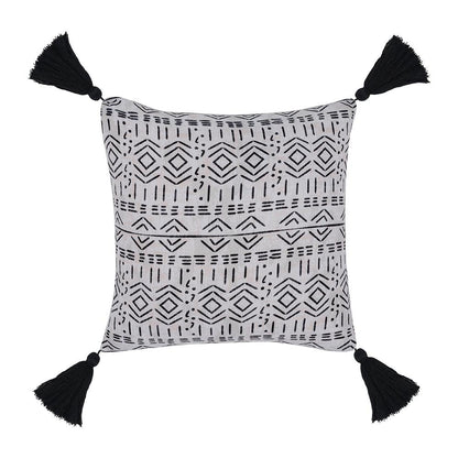 Villa by Classic Home - Zambia 22x22 Performance Fabric Throw Pillow - Beige - VO20015 veiw 2