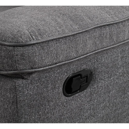 Wallace & Bay - Arnold Slate Gray 6Pc Modular Reclining Sectional Set with Console Storage, Cup Holders, And Tufted Back - U510475 veiw 4