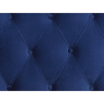 Wallace & Bay - Bates Cobalt Velvet Queen Upholstered Bed with Tufted, Padded Headboard, And Platform-Style Base - B510024 veiw 7