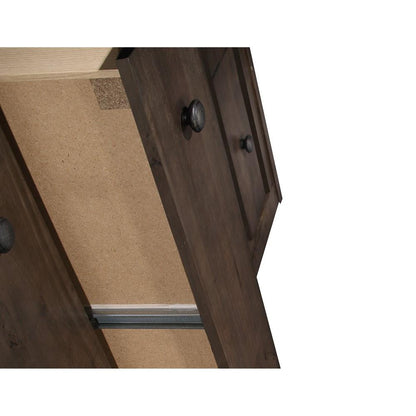 Wallace & Bay - Bonilla Gray Brown Nightstand with Rustic Finish And Two Drawers - B510076 veiw 4