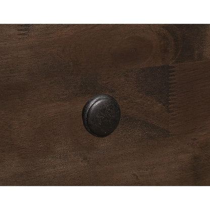 Wallace & Bay - Bonilla Gray Brown Nightstand with Rustic Finish And Two Drawers - B510076 veiw 5