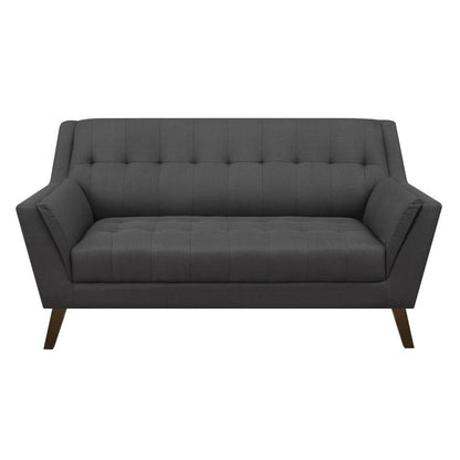 Wallace & Bay - Browning Loveseat with Angular Arms And Legs, Deep Tufting, And Stitching Details - U510307 veiw 6