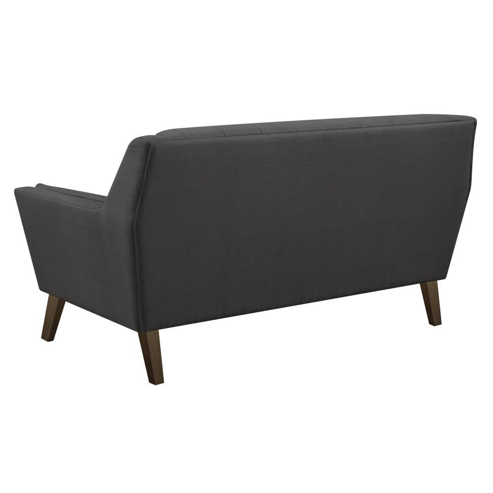Wallace & Bay - Browning Loveseat with Angular Arms And Legs, Deep Tufting, And Stitching Details - U510307 veiw 7