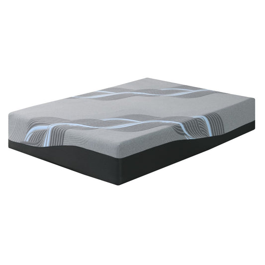 Wallace & Bay - Cielo Blue Gray 14in Twin Xl Mattress with Cooling Gel Memory Foam - ES510226 veiw 1