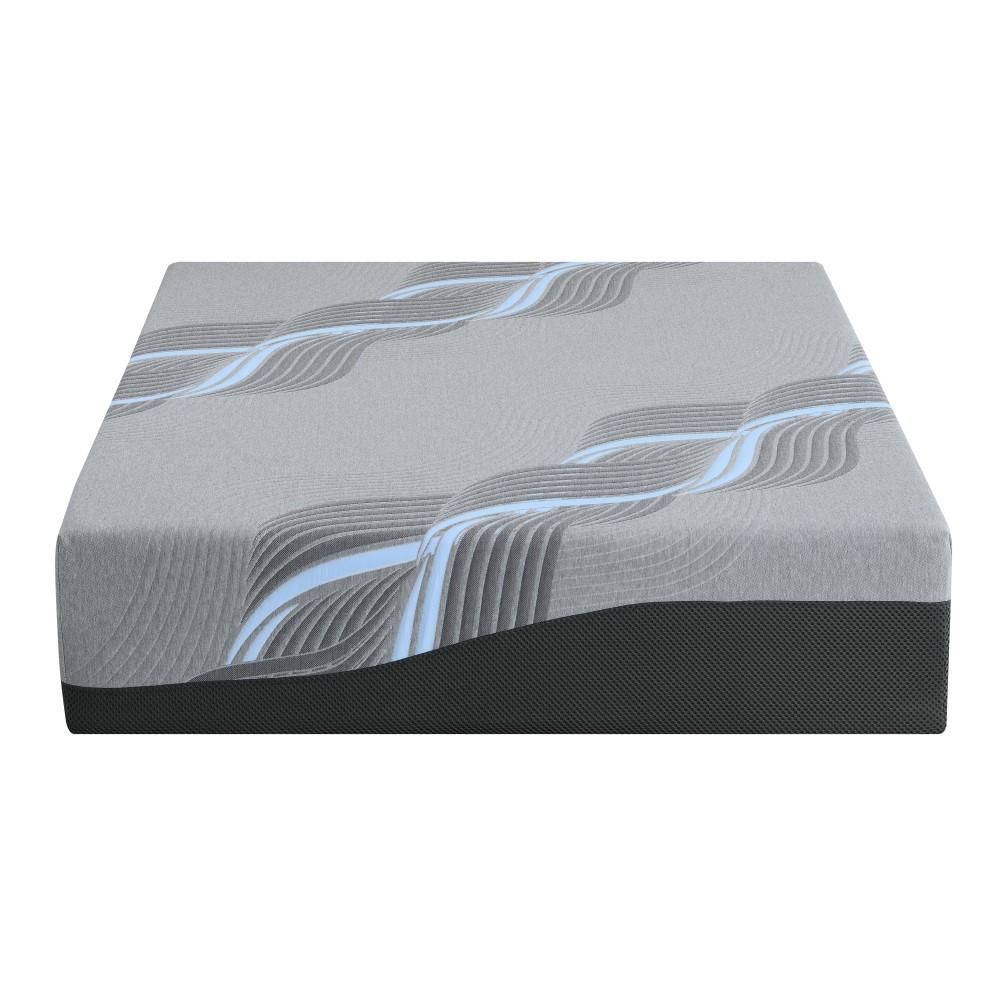 Wallace & Bay - Cielo Blue Gray 14in Twin Xl Mattress with Cooling Gel Memory Foam - ES510226 veiw 2