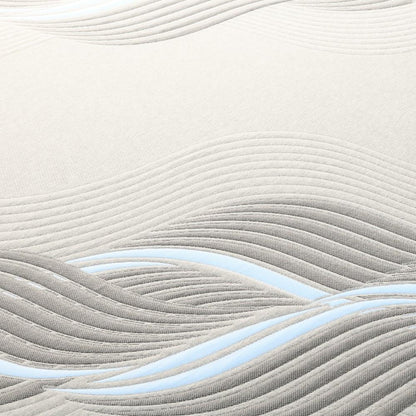 Wallace & Bay - Cielo Blue Gray 14in Twin Xl Mattress with Cooling Gel Memory Foam - ES510226 veiw 5