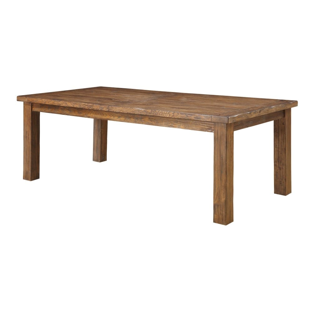 Wallace & Bay - Dodson Brindled Pine 84in Dining Table with Self-Storing Butterfly Extension Leaf And Straight Timber Legs - D510166 veiw 1