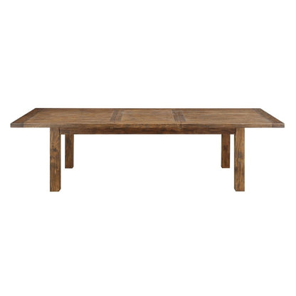 Wallace & Bay - Dodson Brindled Pine 84in Dining Table with Self-Storing Butterfly Extension Leaf And Straight Timber Legs - D510166 veiw 4