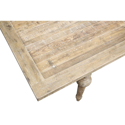 Wallace & Bay - Haynes Limestone Gray 80in Dining Table with Self-Storing Butterfly Extension Leaf And Turned Legs - D510177 veiw 4