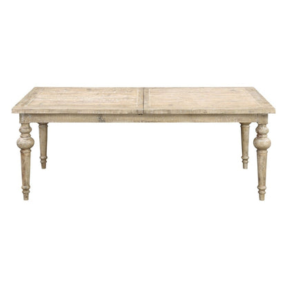 Wallace & Bay - Haynes Limestone Gray 80in Dining Table with Self-Storing Butterfly Extension Leaf And Turned Legs - D510177 veiw 5