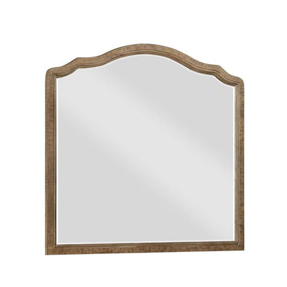 Wallace & Bay - Haynes Limestone Gray Mirror with Arched, Distressed Wood Frame - B510101 veiw 1