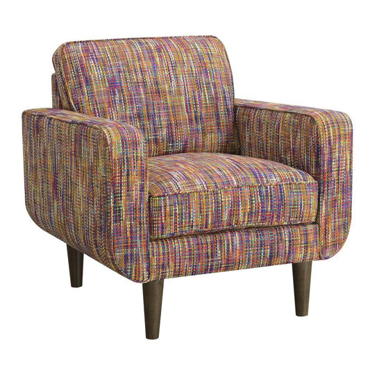 Wallace & Bay - Holland Confetti Accent Chair with Textured Upholstery And Wood Legs - U510412 veiw 1
