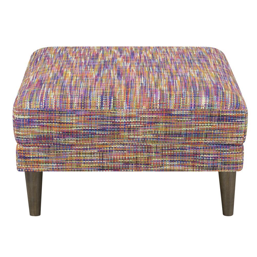 Wallace & Bay - Holland Confetti Ottoman with Textured Upholstery, Wood Legs, And Track Arms - U510413 veiw 3