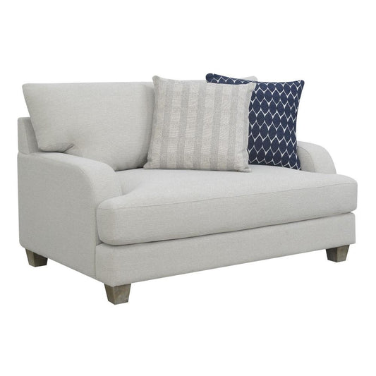 Wallace & Bay - Jennings Accent Chair with Modern English Roll Arm And Loose Seat And Back Cushions - U51156 veiw 1