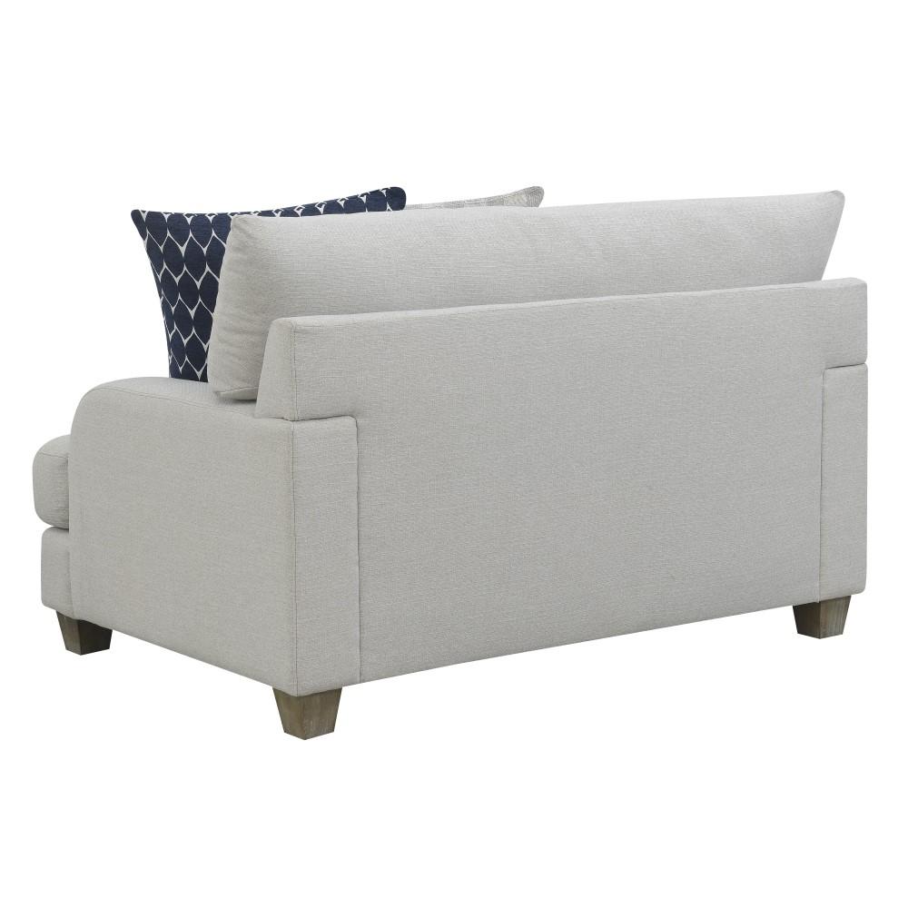 Wallace & Bay - Jennings Accent Chair with Modern English Roll Arm And Loose Seat And Back Cushions - U51156 veiw 3