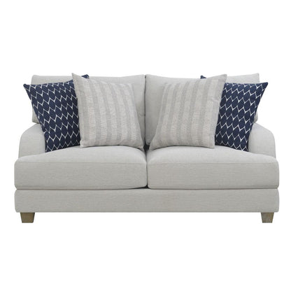 Wallace & Bay - Jennings Loveseat with Modern English Roll Arm And Loose Seat And Back Cushions - U51155 veiw 1