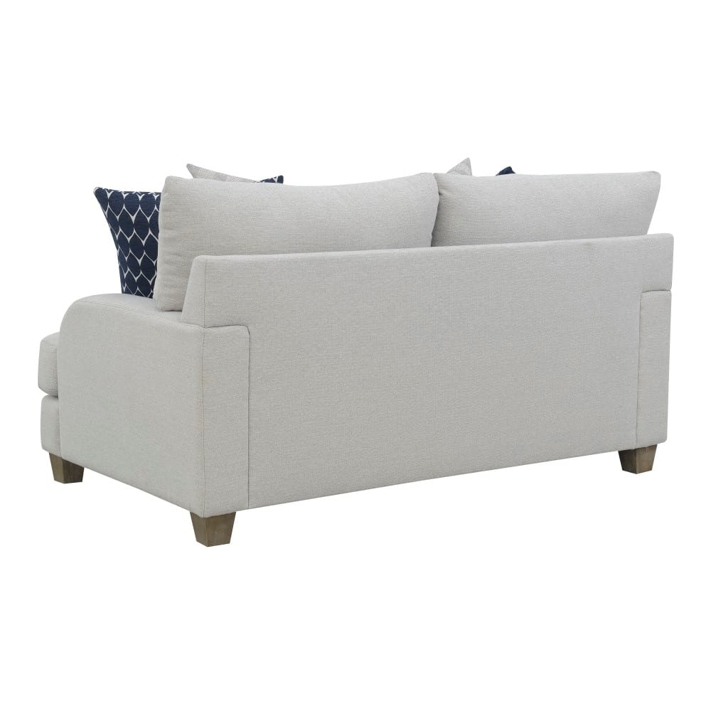 Wallace & Bay - Jennings Loveseat with Modern English Roll Arm And Loose Seat And Back Cushions - U51155 veiw 3
