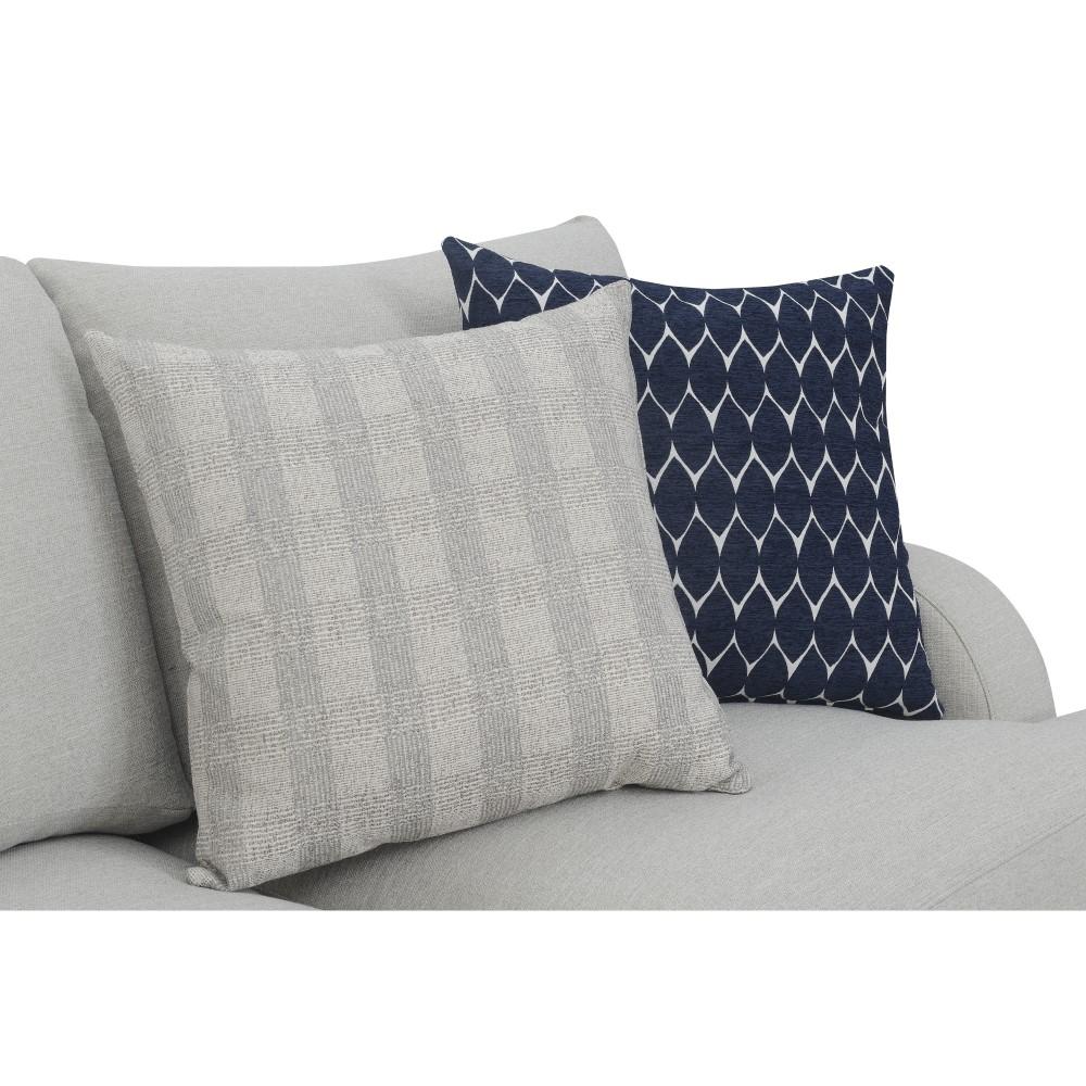 Wallace & Bay - Jennings Loveseat with Modern English Roll Arm And Loose Seat And Back Cushions - U51155 veiw 5