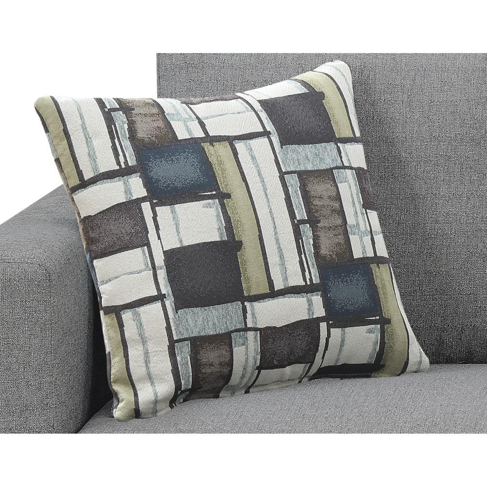 Wallace & Bay - Johnston Textured Gray Reversible, Convertible Sectional W/Storage, with Pillows, Fold-Out Sleeper - U510433 veiw 8