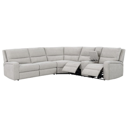 Wallace & Bay - Leonard Textured Tan Full Sleeper Sectional with Fold-Out Sleeper, Reclining Seat - U510479 veiw 6