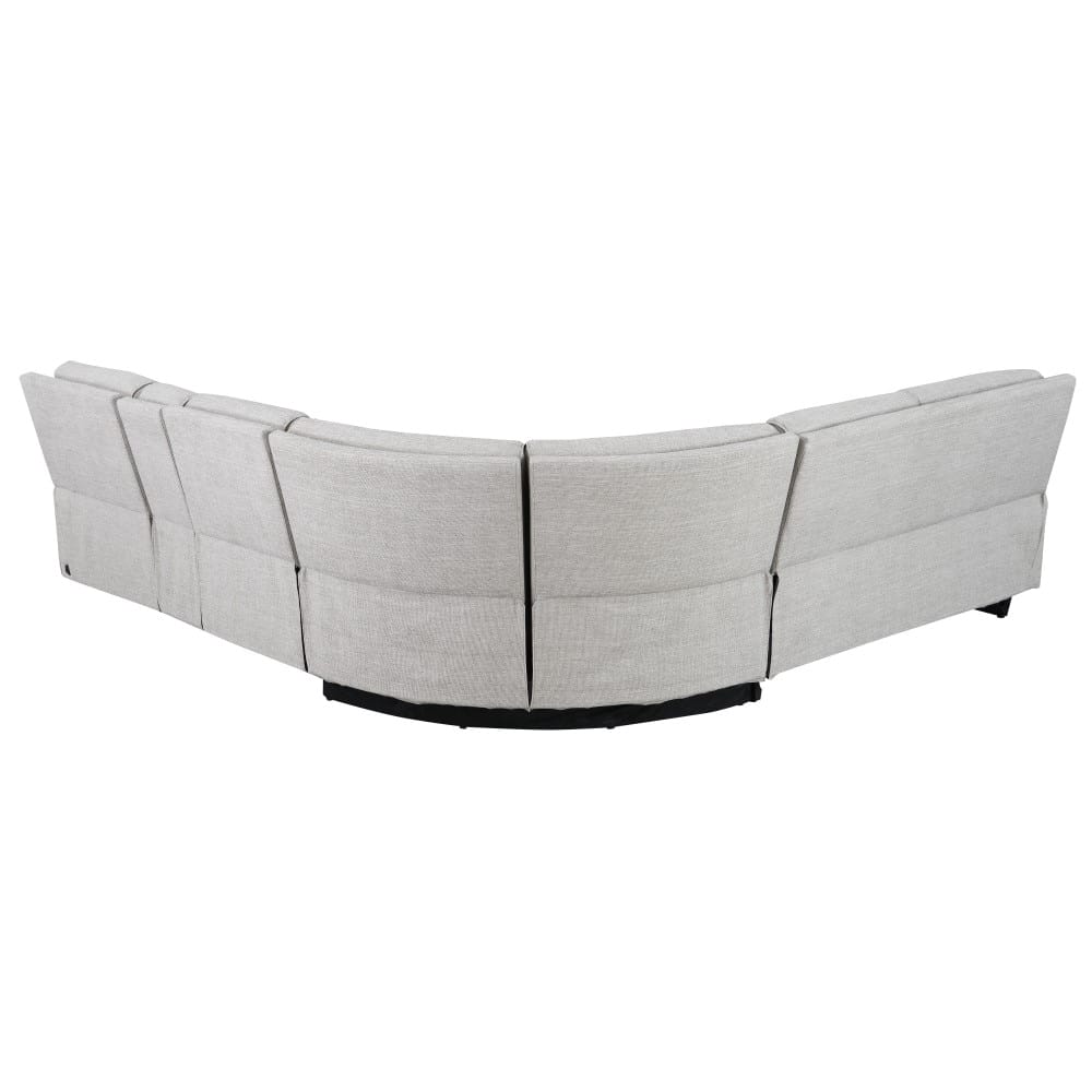 Wallace & Bay - Leonard Textured Tan Full Sleeper Sectional with Fold-Out Sleeper, Reclining Seat - U510479 veiw 7