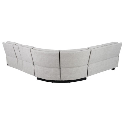 Wallace & Bay - Leonard Textured Tan Full Sleeper Sectional with Fold-Out Sleeper, Reclining Seat - U510479 veiw 7