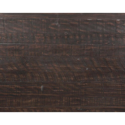 Wallace & Bay - Maddox Dark Bark and Distressed White Buffet with Plank-Style Top, Hidden Storage, And Open Shelf - D510190 veiw 8