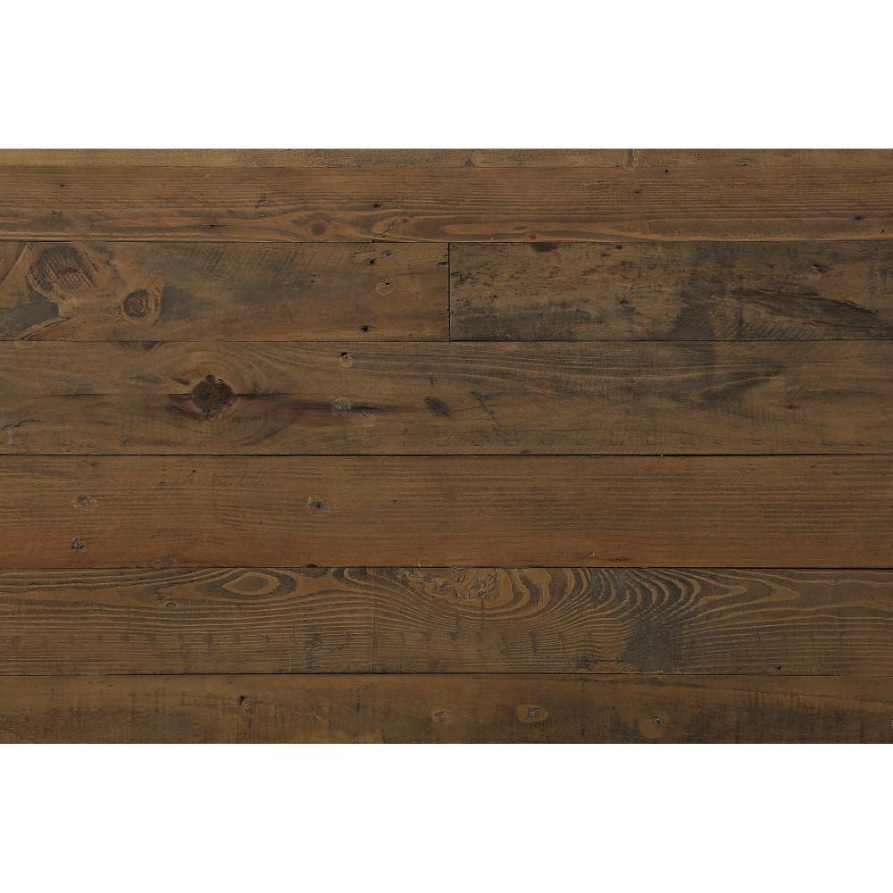 Wallace & Bay - Mullen Coffee Brown Mirror with Rustic Frame And Dresser Attachment - B510121 veiw 3