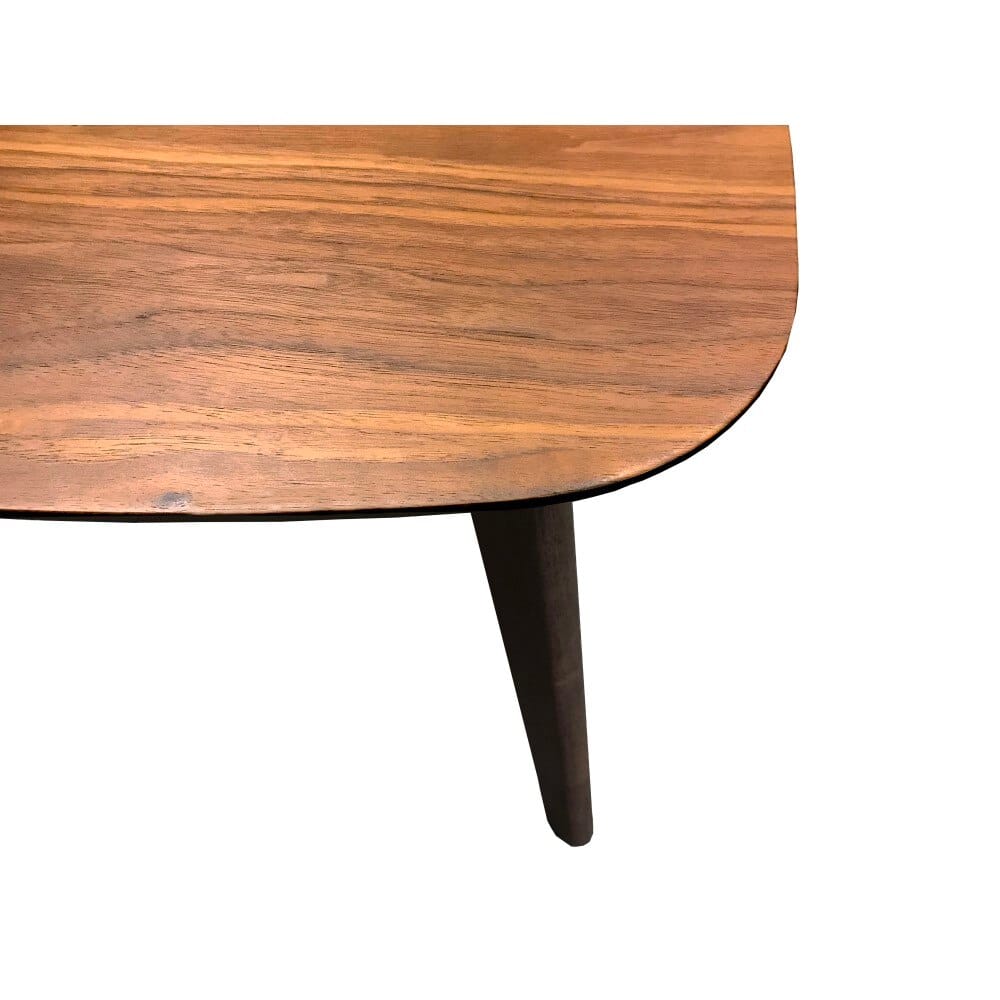 Wallace & Bay - Pineda Umber 20in End Table with Curved Top And Round, Slanted Legs - T510254 veiw 2
