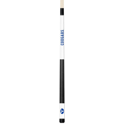 Wave7 - Brigham Young University White Laser Etched Cue - 1050BYU1 view 1