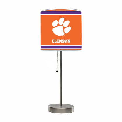 Wave7 - Clemson University Chrome Lamp with USB Port - 2020CLM1 view 1