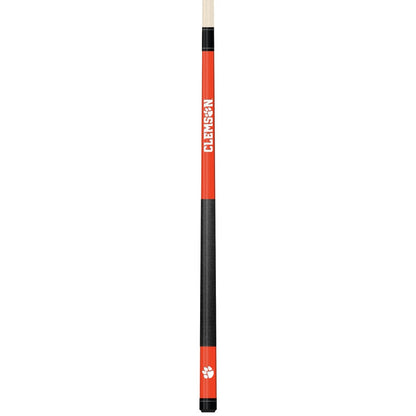 Wave7 - Clemson University Colored Laser Etched Cue - 1060CLM1 view 1